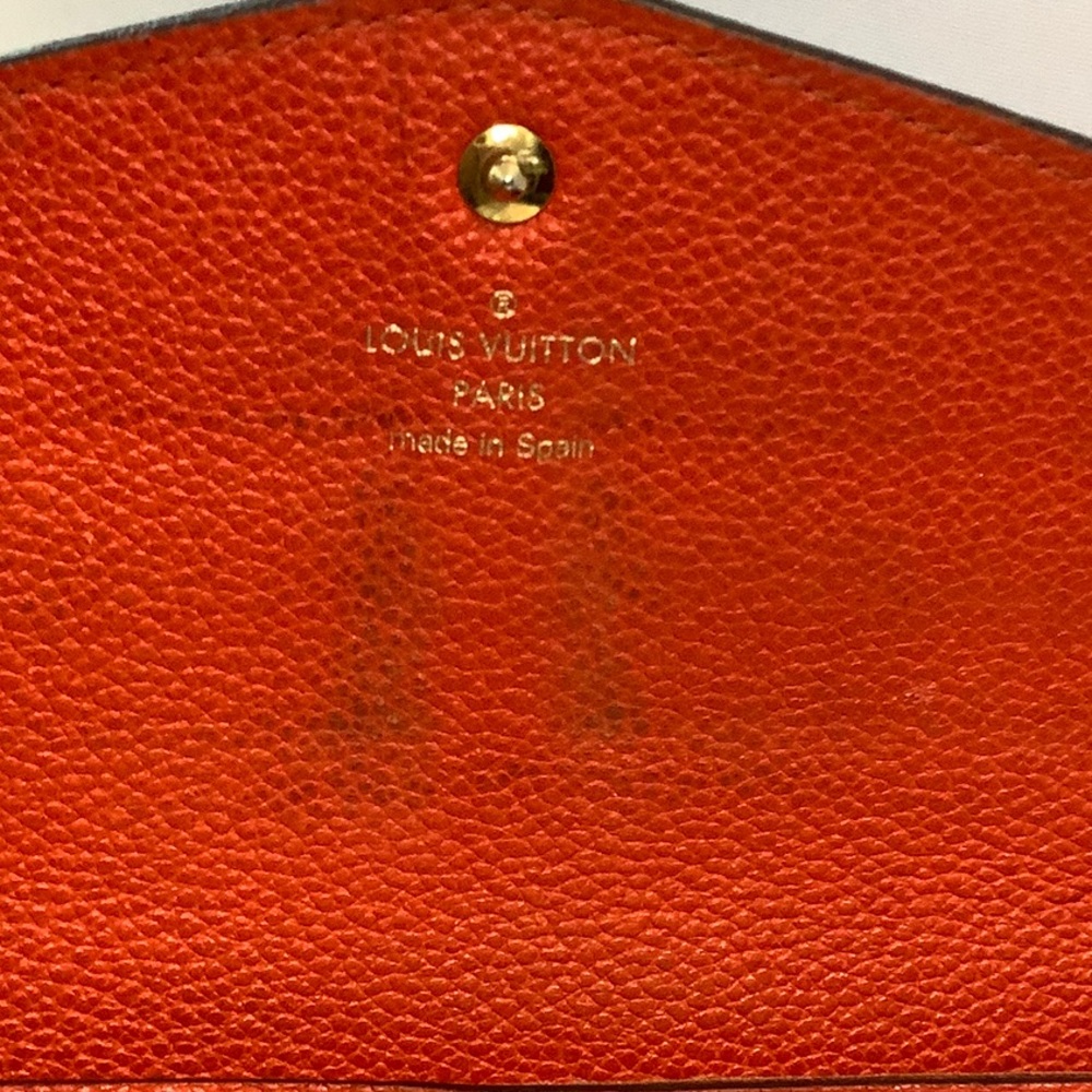 GUC Louis Vuitton Empreinte Orange Women's Wallet - Picture 9 of 11